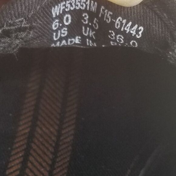 Keds‎ Triple Decker Black White Stitch Slip On Sneaker Size 6 - Picture 9 of 9